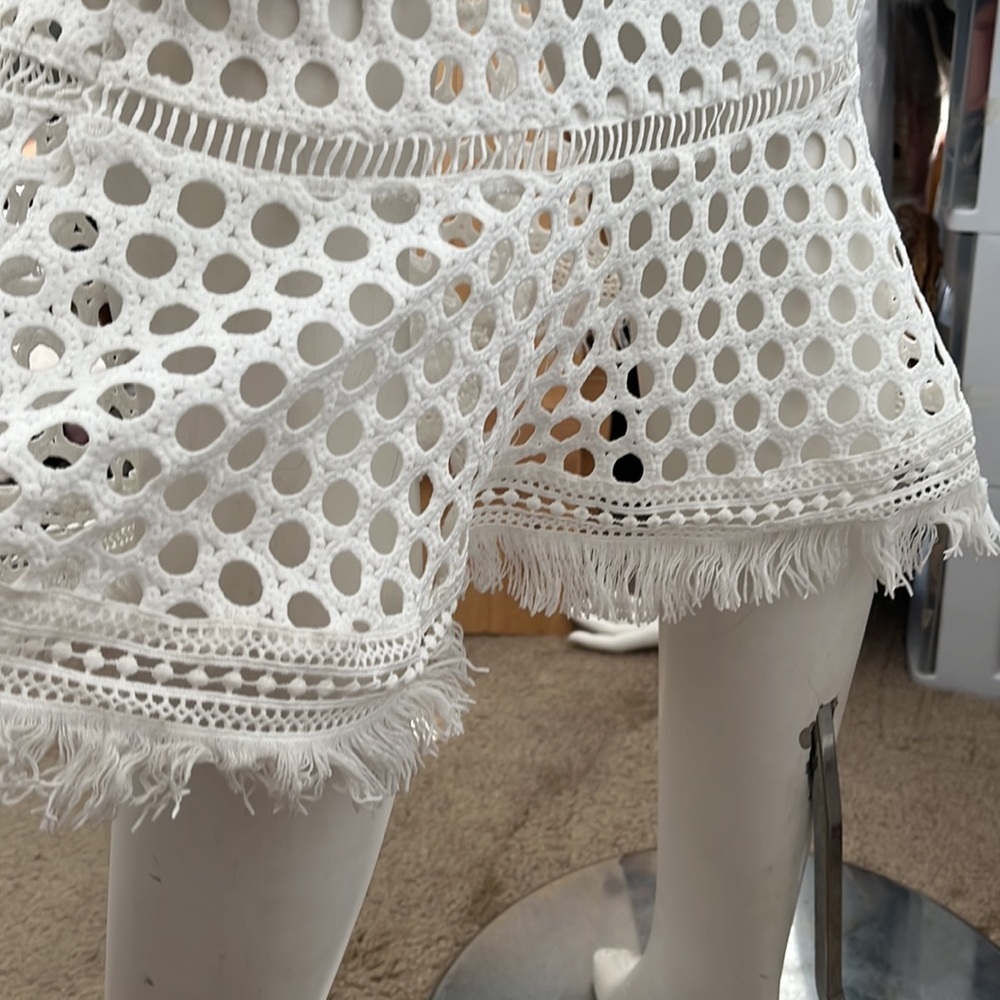NWT Lulu's Dawn Of Luv Perfection White Lace Dress - Picture 10 of 13